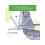 Cosmetische behandelstoel, elektrisch Elara PRO 4 - violet
