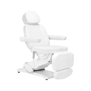 Elektrische behandelstoel SILLON CLASSIC – 3 motoren met verwarming, wit (2e editie)