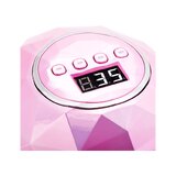 UV LED glanzende 86W lamp in roze parelmoerglans