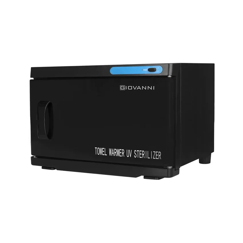 Handdoekverwarmer met UV-sterilisator 16 liter Zwart