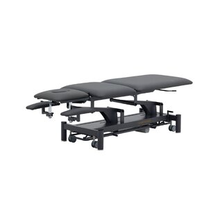 Elektrische massagetafel 5-delig - Rila PRO - Grijs frame, grijze bekleding