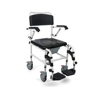 Doucherolstoel toiletrolstoel 3in1 - MASTER