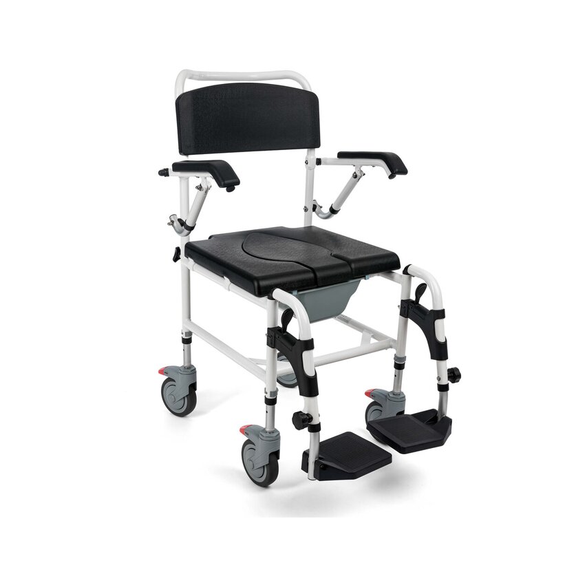 Doucherolstoel toiletrolstoel 3in1 - MASTER