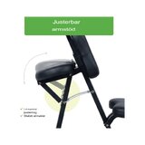 Energiemassagestoel - zwart