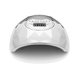 UV LED glanzende 86W lamp wit/zilver parelmoer