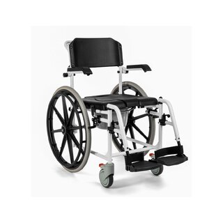 Doucherolstoel Aluminium douche- en toiletstoel