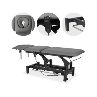 Fortis 5 ERGO massagetafel, elektrische voetbediening - grijs
