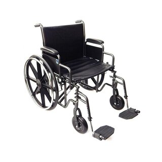 Extra brede rolstoel 56 cm versterkt frame – Draagvermogen: 225 kg