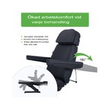 Elektrische behandelstoel - Selia PRO 4 - zwart