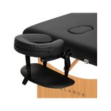 Opvouwbare massagetafel Balance hout 3-delig zwart