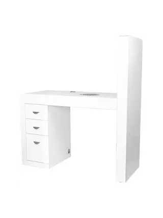 Kaptafel 310 wit links