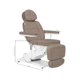 Elektrische behandelstoel SILLON CLASSIC 3 motoren - bruin