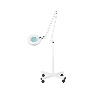Vergrootlamp LED vergrootglas op wielen S4 + standaard