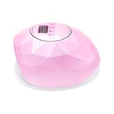 UV LED glanzende 86W lamp in roze parelmoerglans
