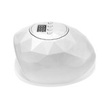 UV LED glanzende 86W lamp wit/zilver parelmoer