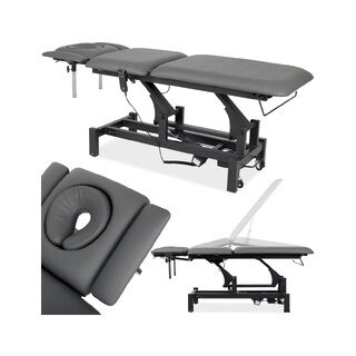 Fortis 5 ERGO massagetafel, elektrische hoogteverstelling, handbediening, wielen