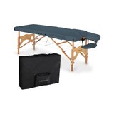 Massagetafel draagbaar Aura Matt Touch K102 Blauw