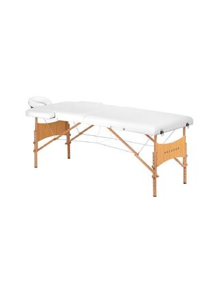 Opvouwbare massagetafel Balance Lux hout 2-delig 190x70 wit
