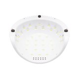 UV LED glanzende 86W lamp wit/zilver parelmoer