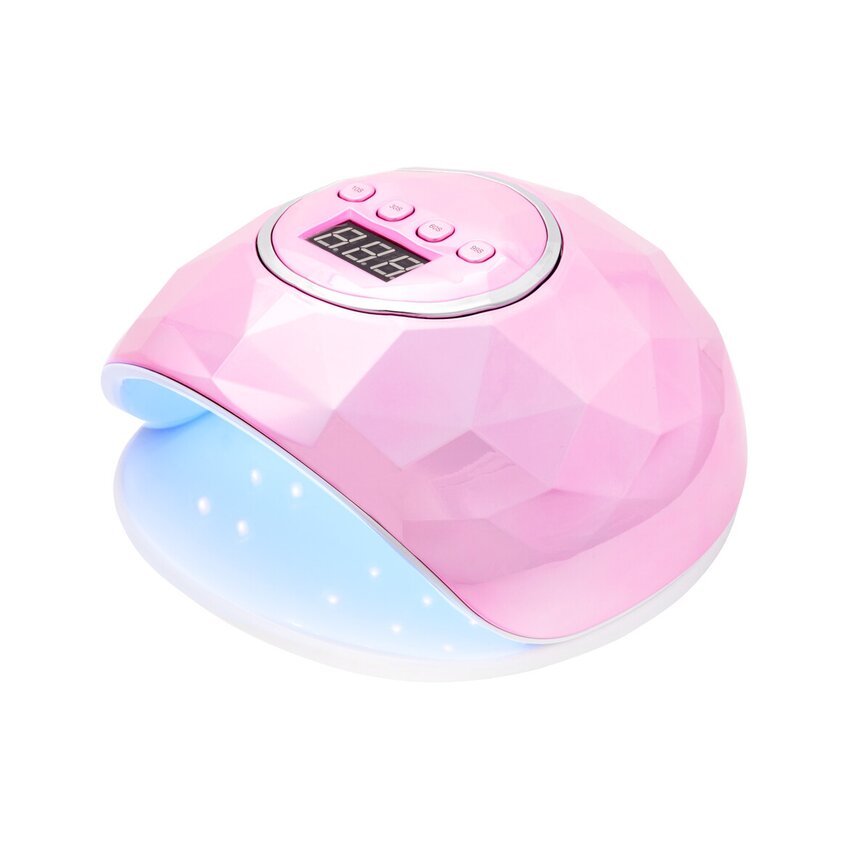 UV LED glanzende 86W lamp in roze parelmoerglans