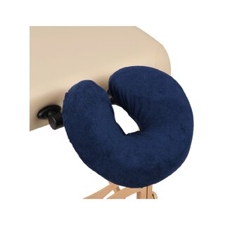 Hoofdsteunhoes van badstof - blauw