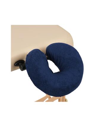 Hoofdsteunhoes van badstof - blauw