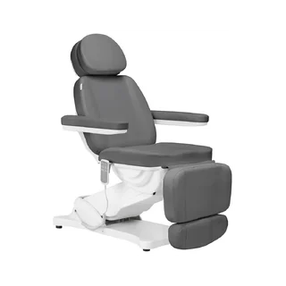 Elektrische schoonheidsstoel SILLON CLASSIC 3 motoren grijs