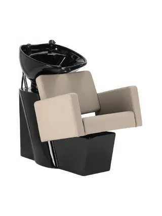 Gabbiano Vitoria shampoostoel - grijsbeige