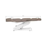 Elektrische behandelstoel SILLON CLASSIC 3 motoren - bruin