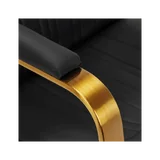 Gabbiano Acri kappersstoel goud - zwart