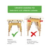 Draagbare massagetafel Bianca - Beige