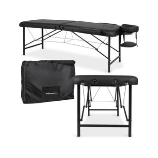 Draagbare massagetafel Rico 60 cm - Zwart