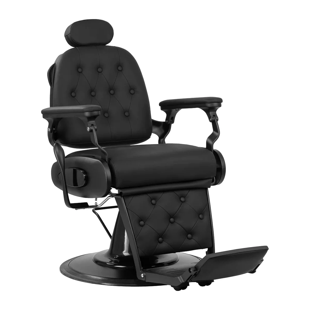 Gabbiano barberstol Francesco Black svart