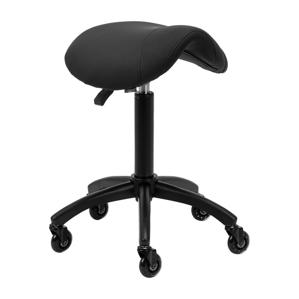Zadelstoel inline wielen D032 - Zwart